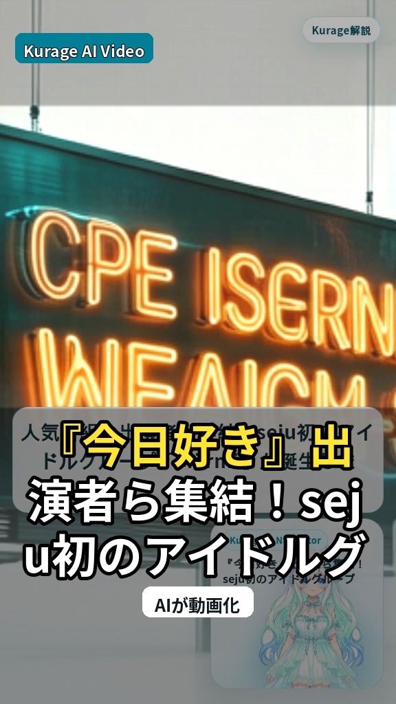 『今日好き』出演者ら集結！seju初のアイドルグループMärmi誕生の全貌のサムネイル