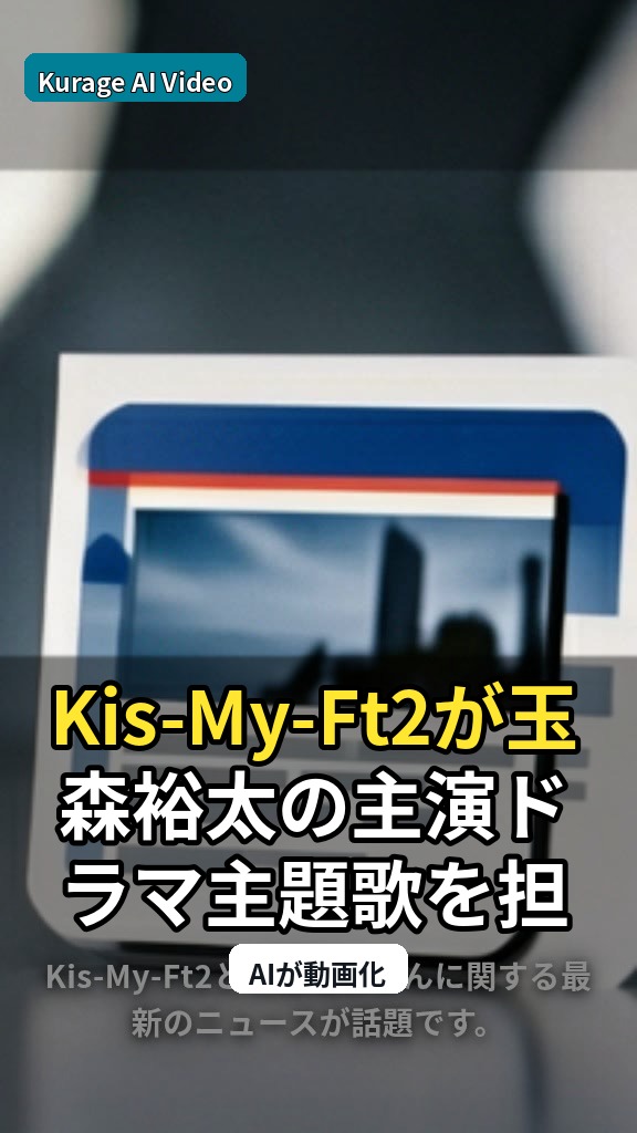Kis-My-Ft2が玉森裕太の主演ドラマ主題歌を担当！ツアー初日発表の裏側のサムネイル