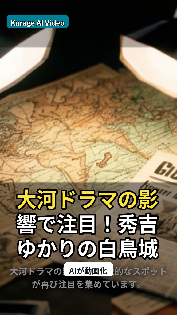 大河ドラマの影響で注目！秀吉ゆかりの白鳥城と「御城印」の可能性のサムネイル