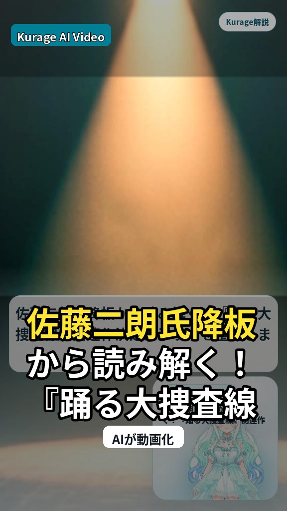 佐藤二朗氏降板から読み解く！『踊る大捜査線』関連作決定が示すIP戦略のサムネイル
