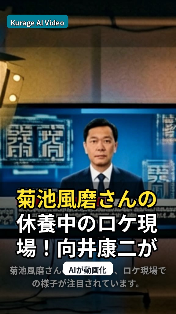菊池風磨さんの休養中のロケ現場！向井康二が「全力ダッシュ」で奮闘した様子を考察のサムネイル