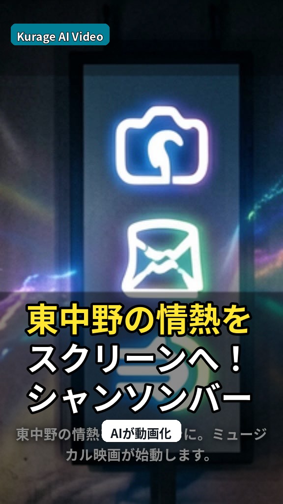 東中野の情熱をスクリーンへ！シャンソンバー舞台のミュージカル映画が始動のサムネイル