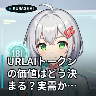 URLAIトークンの価値はどう決まる？URL2AIとKurageの役割を解説 | Kurage
