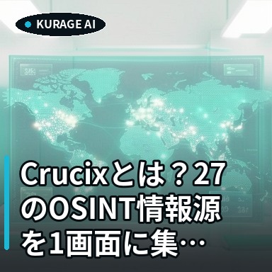 Crucixとは？27のOSINT情報源を集約するダッシュボード構築解説 | Kurage
