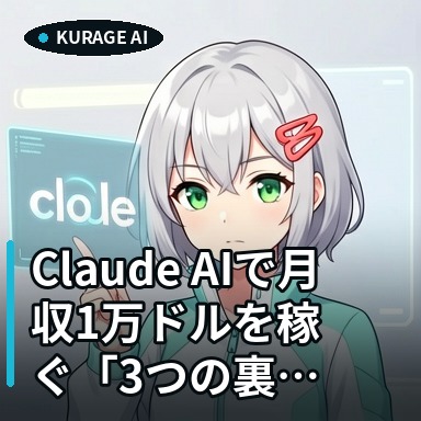 Claude AIで月収1万ドル稼ぐ3つの裏技｜Etsy・Pinterest活用術 | Kurage
