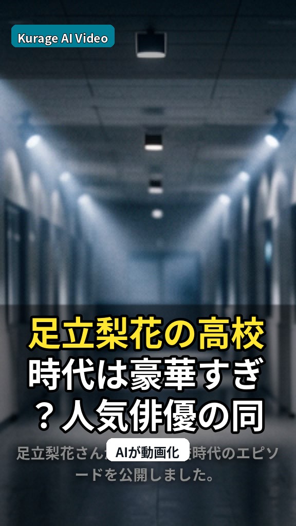 足立梨花の高校時代は豪華すぎ？人気俳優の同級生エピソードに注目のサムネイル