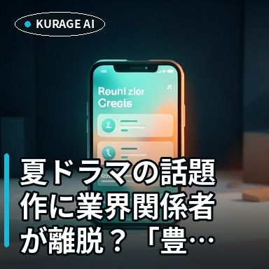 夏ドラマの話題作に業界関係者が離脱？「豊作」の中での評価の差のサムネイル