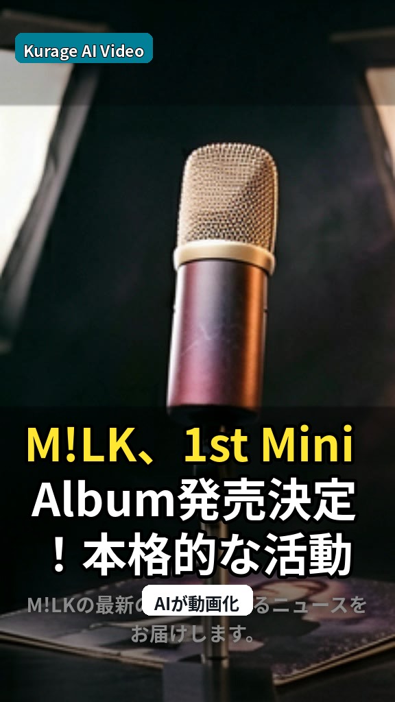 M!LK、1st Mini Album発売決定！本格的な活動の節目に注目のサムネイル